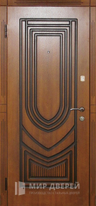 Входная дверь с ламинацией №7 - фото вид изнутри