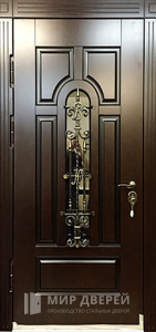 Металлическая дверь с ковкой №16 - фото вид изнутри