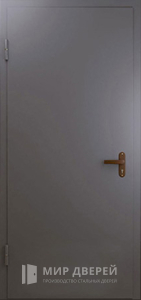 Дверь металлическая техническая глухая №2 - фото вид изнутри