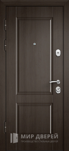 Дверь железная коричневая №11 - фото вид изнутри