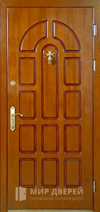 Дверь входная металлическая с открыванием во внутрь №15 - фото вид снаружи