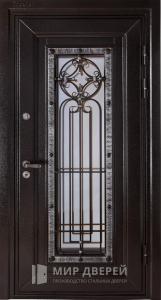 Дверь входная металлическая парадная №405 - фото вид снаружи