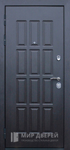 Входная дверь МДФ без молдинга №90 - фото вид изнутри