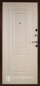 Металлическая дверь обшитая МДФ панелью №179 - фото вид изнутри