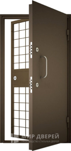 Решетчатая дверь КХО №3 - фото вид снаружи