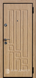 Металлическая дверь по индивидуальным размерам №26 - фото вид снаружи