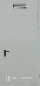 Противопожарная дверь для котельной №12 - фото вид снаружи