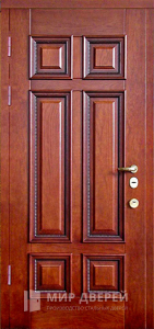 Входная дверь с массивом дуба №8 - фото вид изнутри