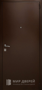 Одностворчатая дверь металлическая в квартиру №22 - фото вид снаружи