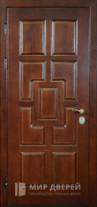 Металлическая дверь с открыванием во внутрь №9 - фото вид изнутри
