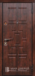 Входная дверь МДФ с шумоизоляцией №364 - фото вид снаружи