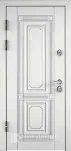 Наружная однопольная дверь для загородного дома №5 - фото вид изнутри