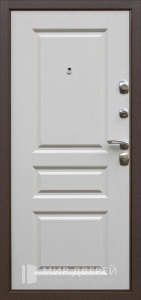 Металлическая дверь с МДФ накладкой в гостиницу №43 - фото вид изнутри