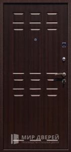 Дверь железная взломостойкая в дом цвета антик медь №25 - фото вид изнутри
