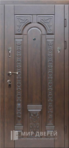Дверь входная МДФ с двух сторон №372 - фото вид снаружи