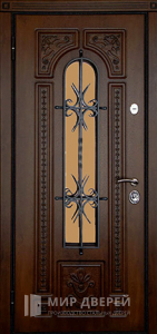 Стальная дверь с кованными элементами №13 - фото №2