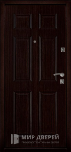 Входная дверь МДФ с вставкой №151 - фото вид изнутри
