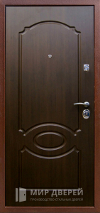 Наружная дверь с МДФ на дачу №4 - фото вид изнутри