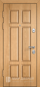 Металлическая входная дверь в частный дом МДФ шпон №14 - фото №2