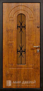 Дверь с элементами ковки №12 - фото вид изнутри