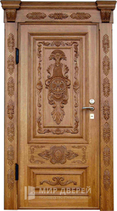 Элитная дверь входная металлическая №38 - фото вид снаружи