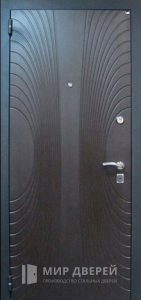 Дверь металлическая входная панель МДФ №326 - фото вид изнутри